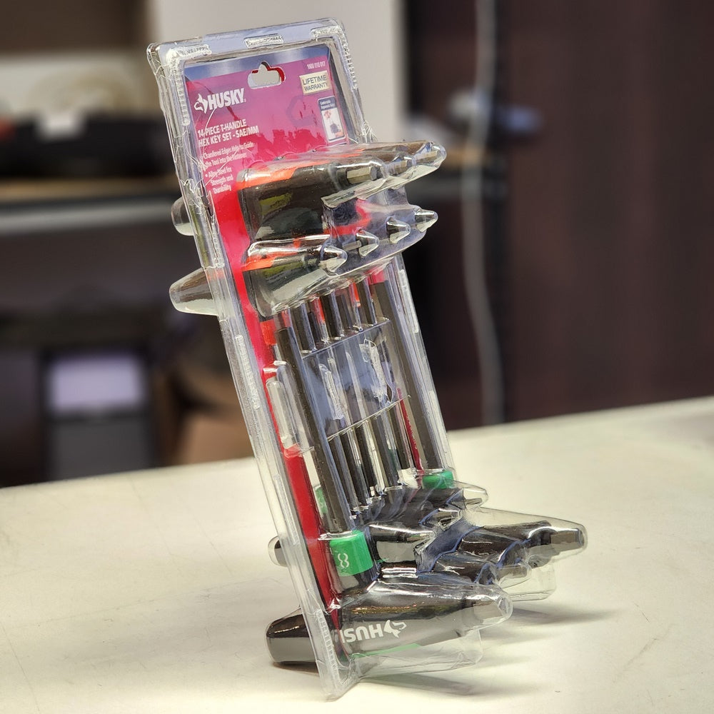 14-Piece T-Handle SAE & MM Hex Key Set (HTHKSM14PCN) 14-Piece T-Handle SAE & MM Hex Key Set (HTHKSM14PCN)